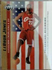 LeBron James [Gold] #20 Basketball Cards 2003 Upper Deck Phenomenal Beginning Prices