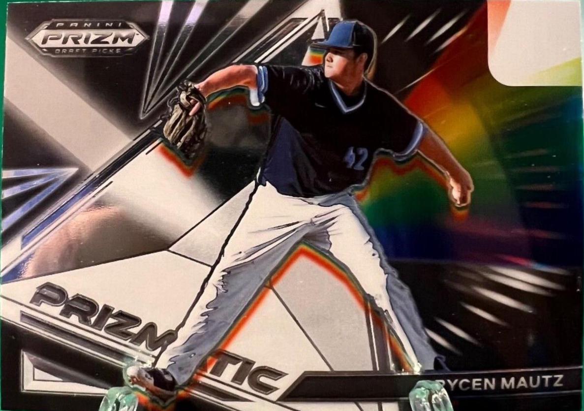 Brycen Mautz #PZ-BM Baseball Cards 2022 Panini Prizm Draft Picks Prizmatic