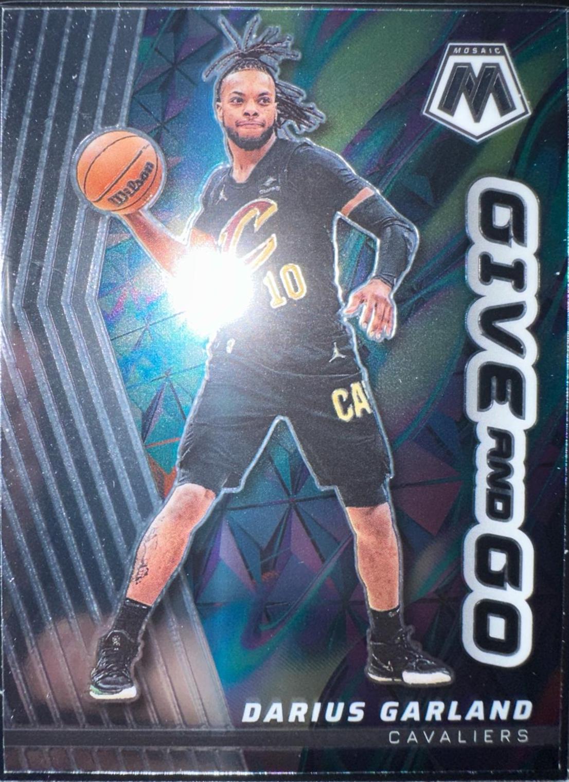 Darius Garland #2 Basketball Cards 2022 Panini Mosaic Give and Go