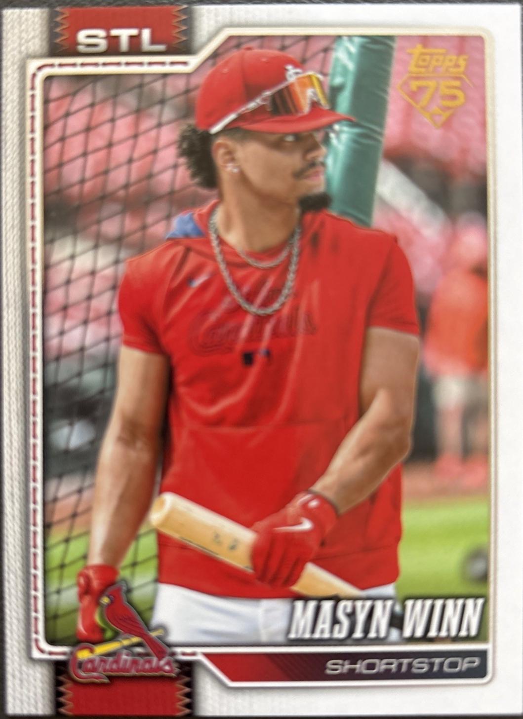 2026 Topps Series 2 Masyn Winn [Golden Mirror Variation] #526 card