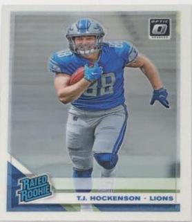 T.J. Hockenson #171 Football Cards 2019 Donruss Optic