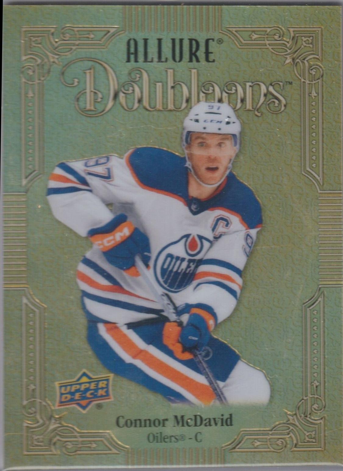 Connor McDavid #DB-69 Hockey Cards 2023 Upper Deck Allure Doubloons