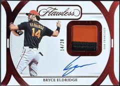 Bryce Eldridge [Ruby] #PPH-BE Baseball Cards 2024 Panini Flawless Prime Patch Autograph Horizontal