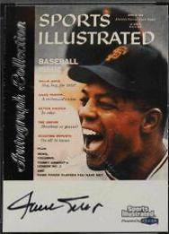 Willie Mays Baseball Cards 1999 Sports Illustrated Greats of the Game Autographs