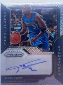 Jason Terry Basketball Cards 2020 Panini Prizm Sensational Signatures