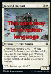 Icewind Stalwart [Foil] #27