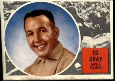 Ed Gray #14 Football Cards 1960 Topps CFL
