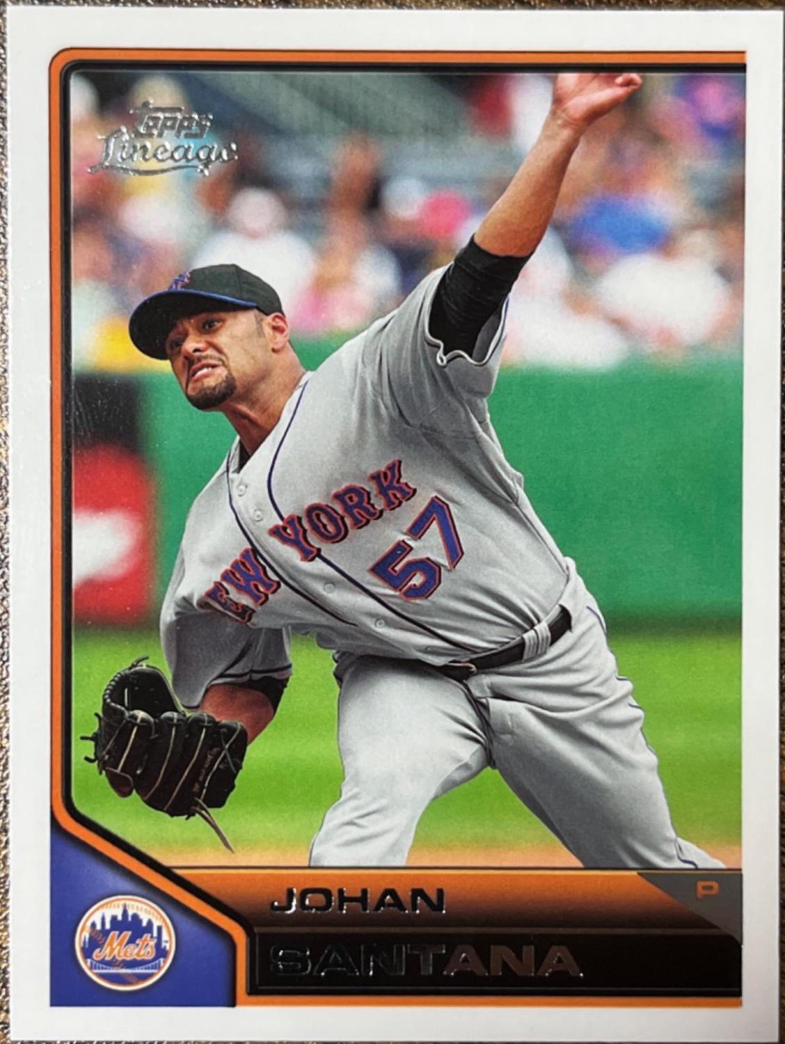 Johan Santana #22 Baseball Cards 2011 Topps Lineage