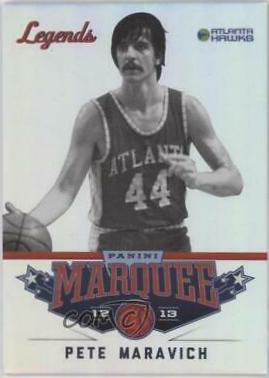 Pete Maravich #101 Basketball Cards 2012 Panini Marquee