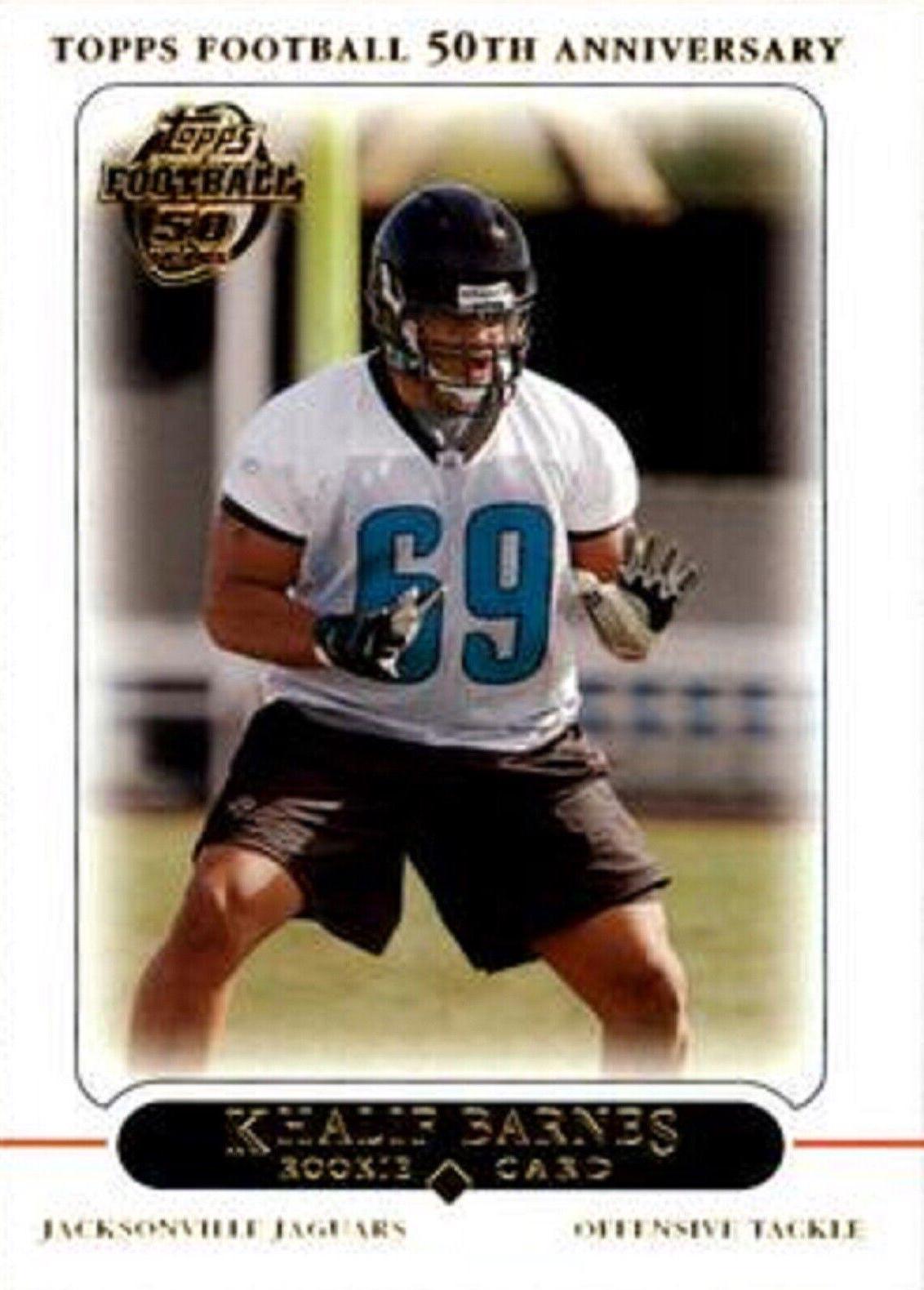Khalif Barnes #369 Football Cards 2005 Topps