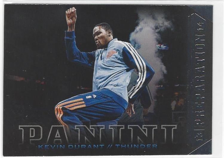 Kevin Durant #8 Basketball Cards 2013 Panini Preparation