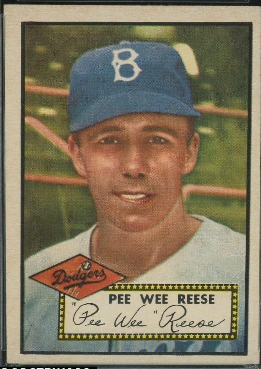 Pee Wee Reese #333 Baseball Cards 1952 Topps