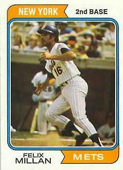 Felix Millan #132 1974 Topps Baseball