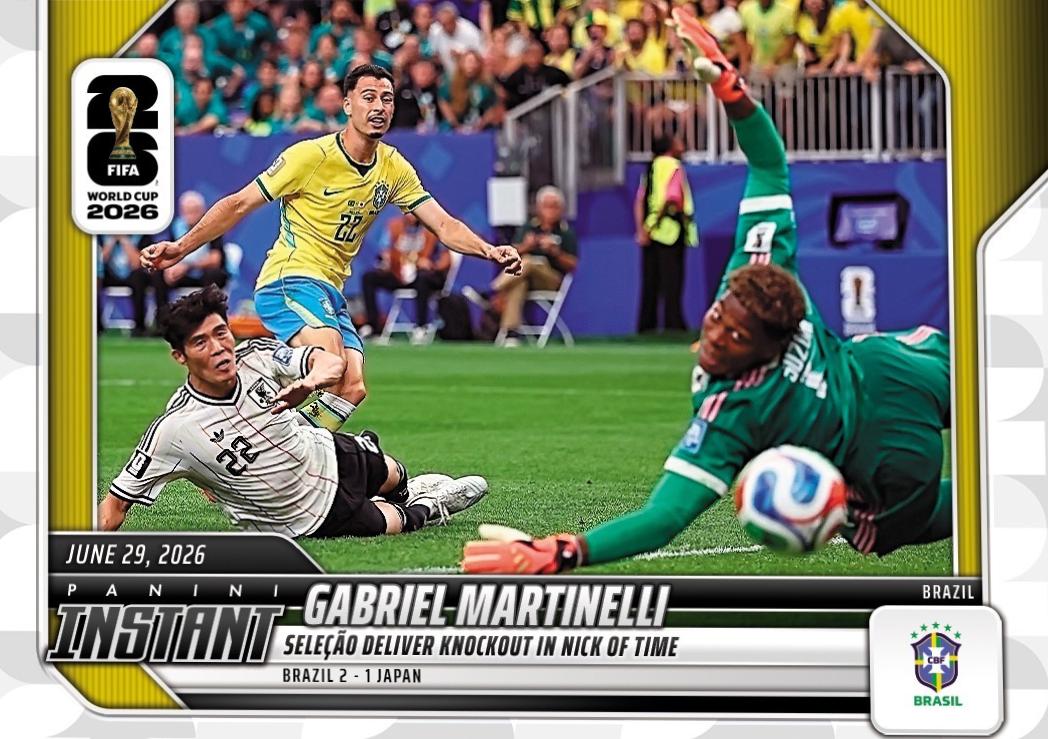 Gabriel Martinelli #166 2026 Panini Instant FIFA