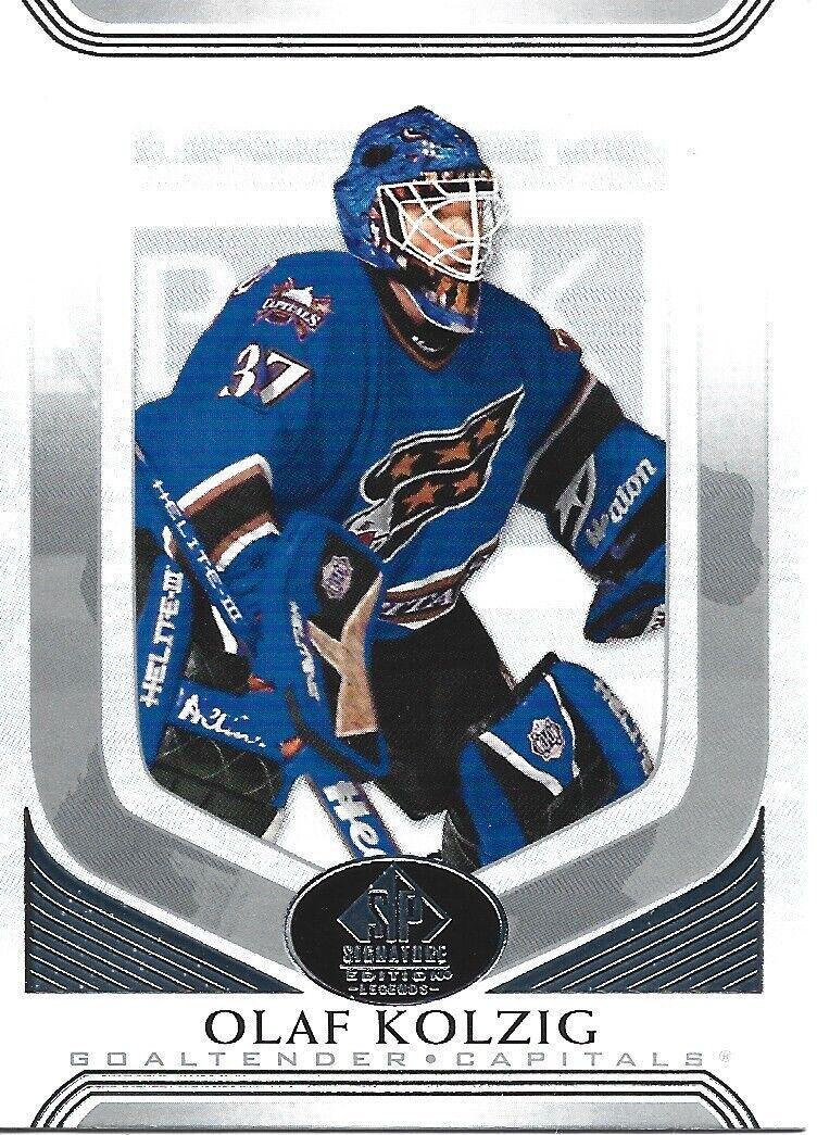 Olaf Kolzig #10 Hockey Cards 2020 SP Signature Edition Legends