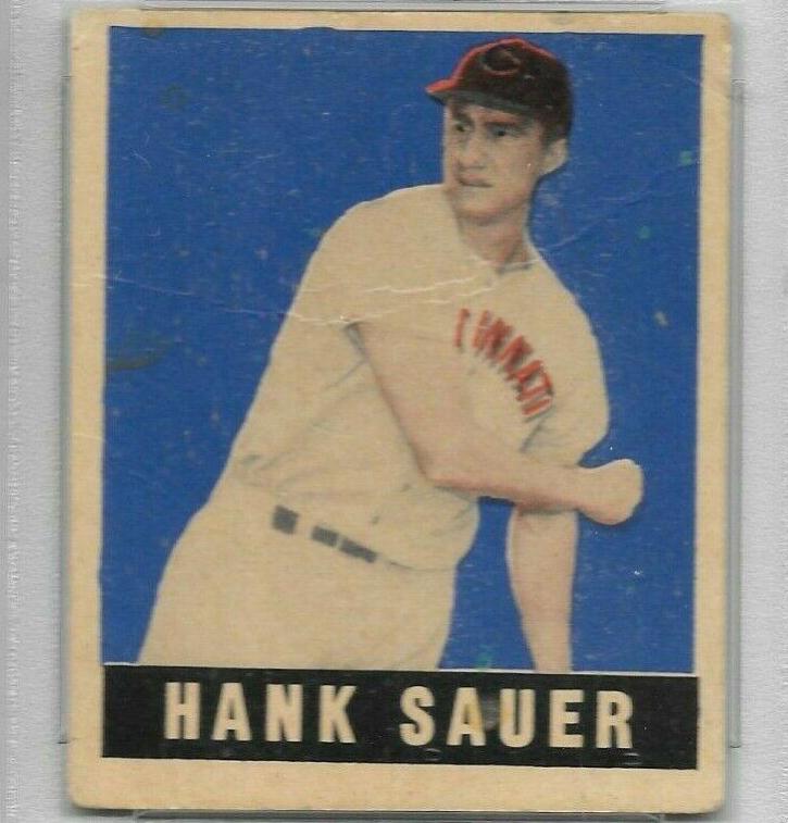 Hank Sauer #20 Baseball Cards 1948 Leaf