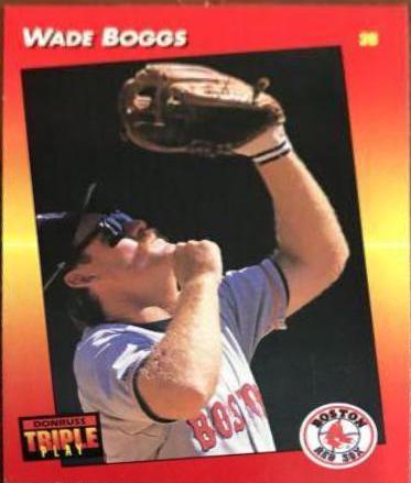 Wade Boggs #211 Baseball Cards 1992 Panini Donruss Triple Play