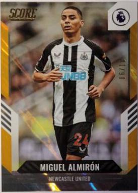Miguel Almiron #48 Soccer Cards 2021 Panini Score Premier League