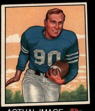 Bob Hoernschemeyer #39 Football Cards 1950 Bowman