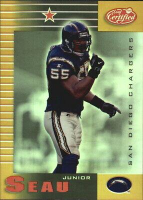 Junior Seau #82 1999 Leaf Certified Football