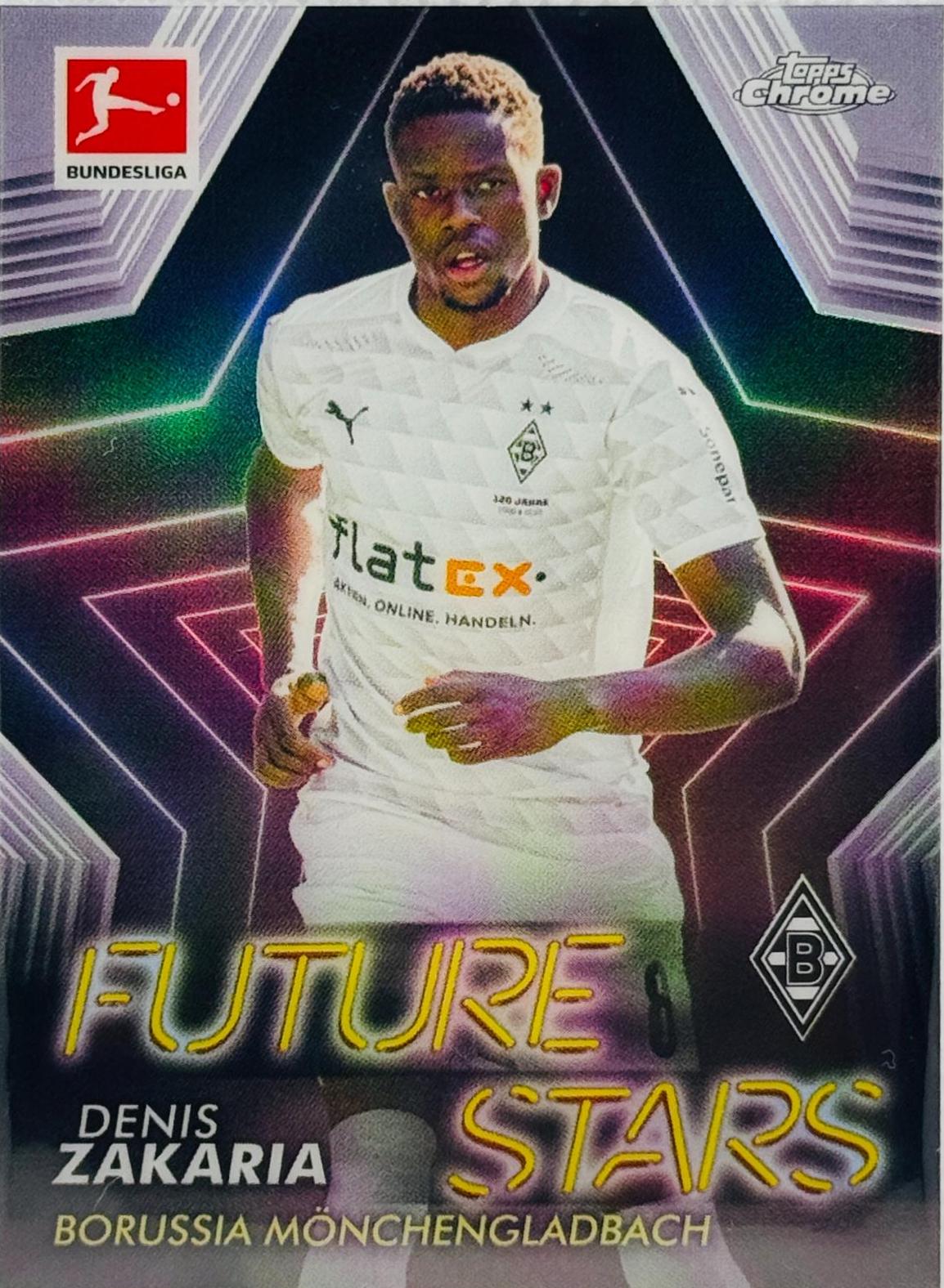 Denis Zakaria #FS-DZ 2020 Topps Chrome Bundesliga Future Stars Soccer