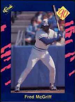Fred McGriff #19 Baseball Cards 1990 Classic