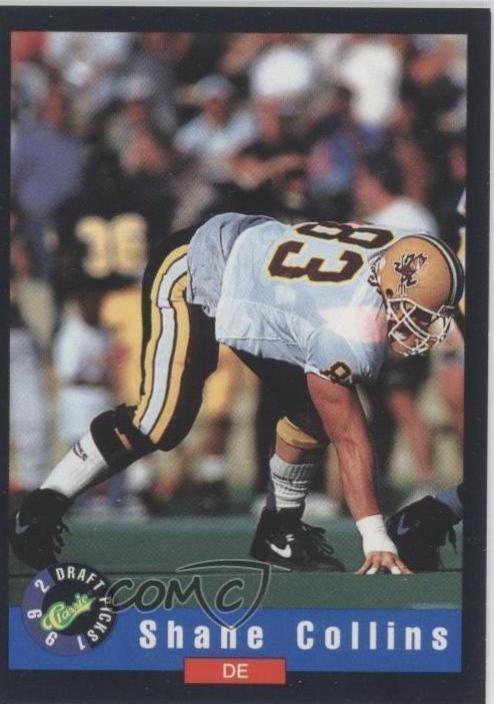 Shane Collins #77 Football Cards 1992 Classic Draft Picks