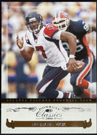 Michael Vick #6 Football Cards 2006 Panini Donruss Classics