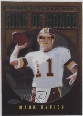 Mark Rypien #MR26 Football Cards 2002 Topps Chrome Ring of Honor