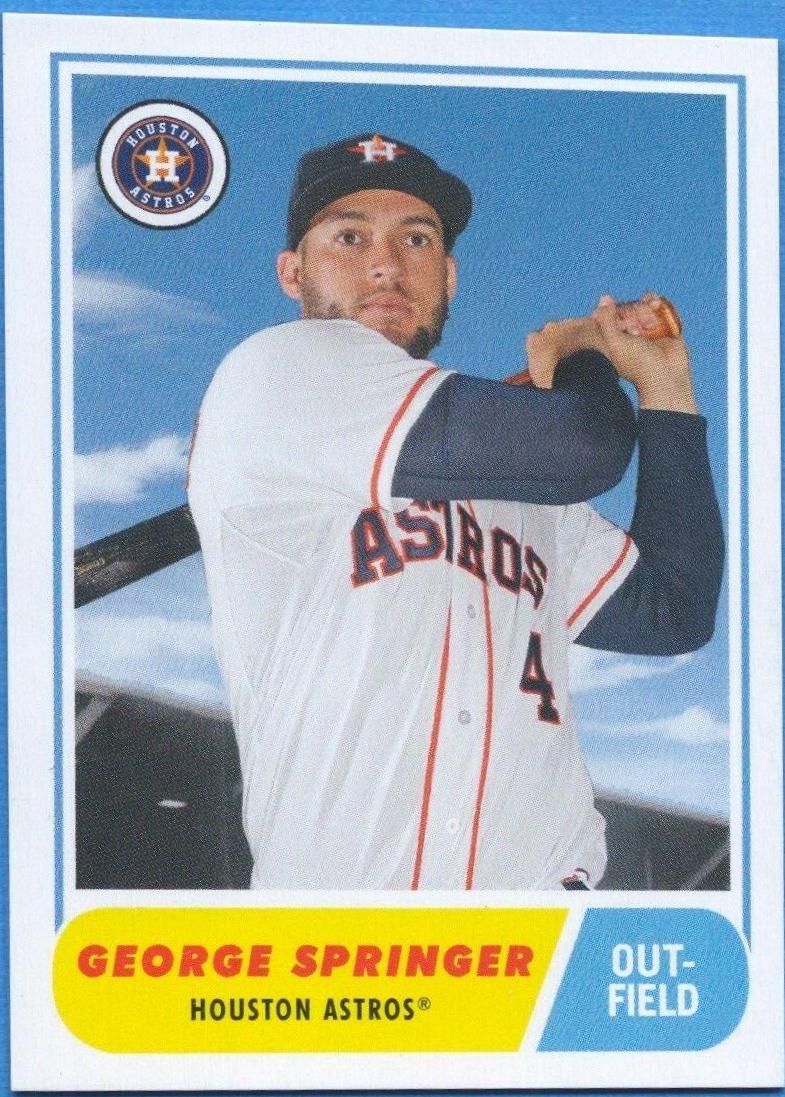 George Springer #2 Baseball Cards 2018 Topps Throwback Thursday