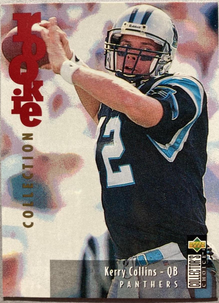 Kerry Collins #U8 Football Cards 1995 Collector's Choice Update