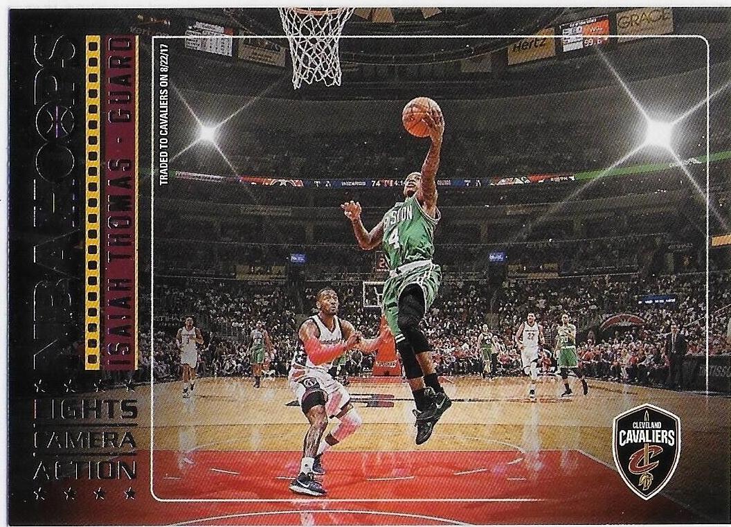 Isaiah Thomas #6 Basketball Cards 2017 Panini Hoops Lights Camera Action