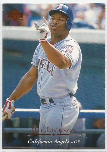 Bo Jackson #20 Baseball Cards 1995 Upper Deck