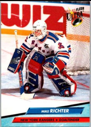 Mike Richter #142 Hockey Cards 1992 Ultra