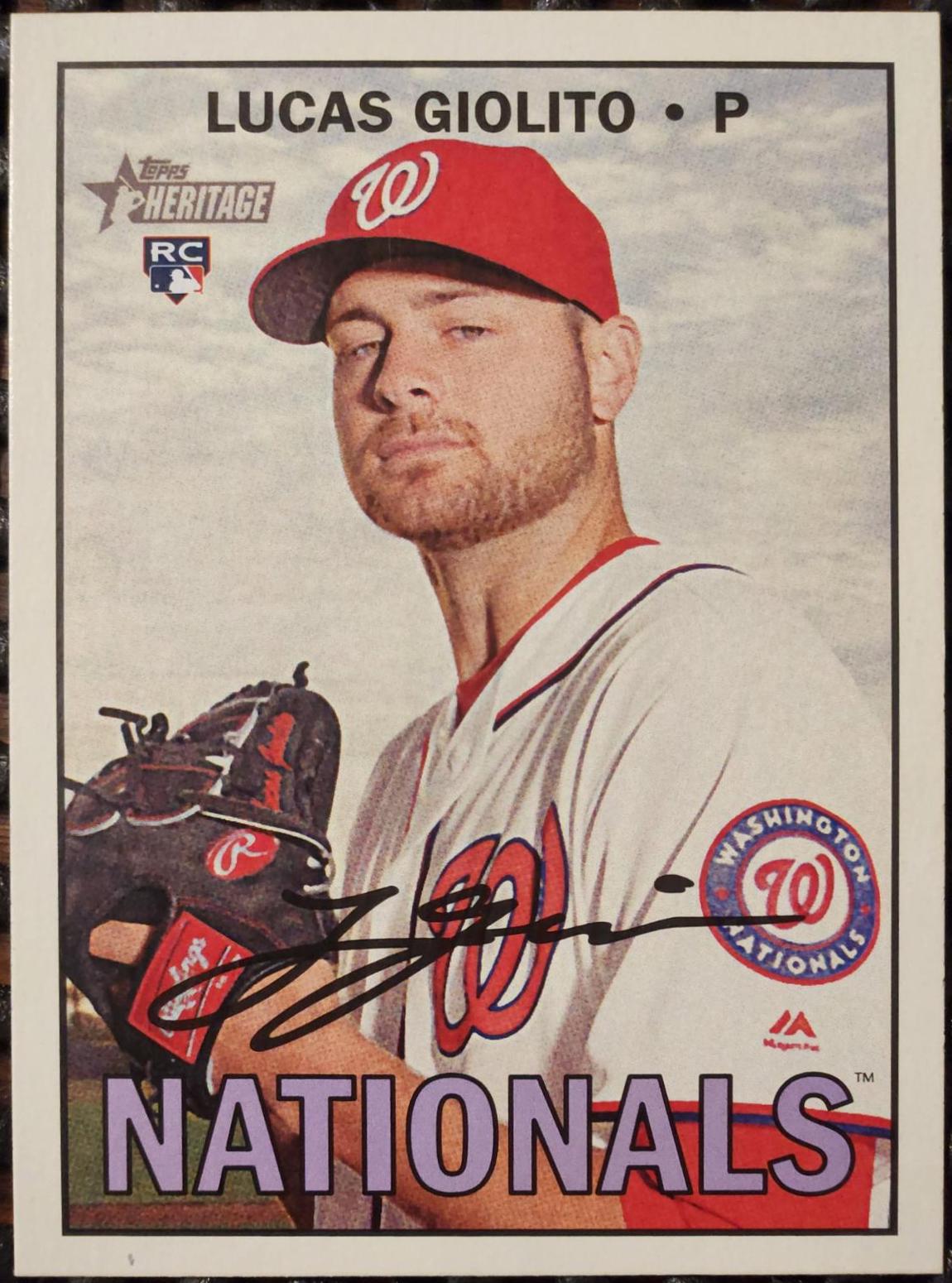 Lucas Giolito #514 Baseball Cards 2016 Topps Heritage