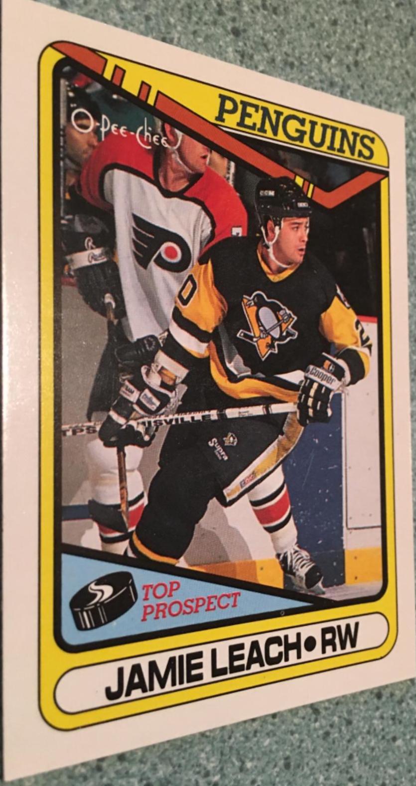 Jamie Leach #377 Hockey Cards 1990 O-Pee-Chee