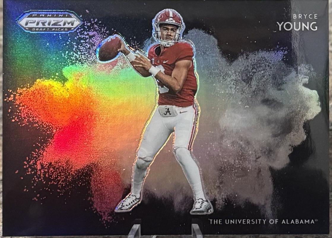 Bryce Young #BCB-1 Football Cards 2023 Panini Prizm Draft Picks Black Color Blast