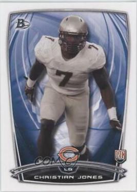 Christian Jones #67 Football Cards 2014 Bowman Rookies