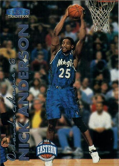Nick Anderson #32 Basketball Cards 1999 Fleer Tradition