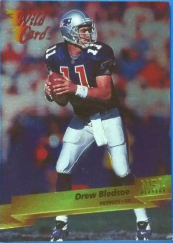 Drew Bledsoe #205 Football Cards 1993 Wild Card