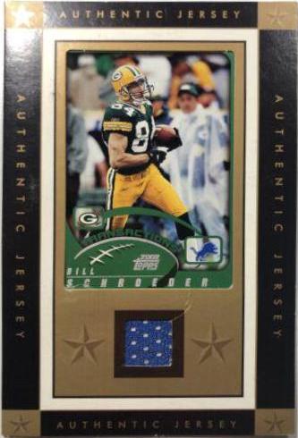 Bill Schroeder #12 Football Cards 2002 Topps