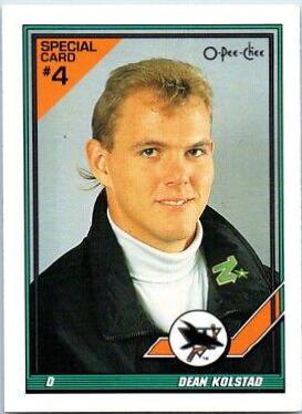 Dean Kolstad #4S Hockey Cards 1991 O-Pee-Chee Inserts