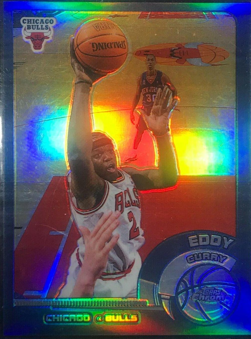 Eddy Curry #16 Basketball Cards 2002 Topps Chrome