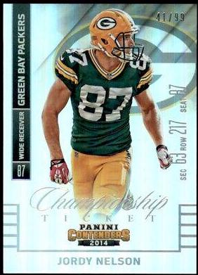 Jordy Nelson [Championship Ticket] #62