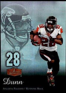 Warrick Dunn #5 Football Cards 2006 Flair Showcase