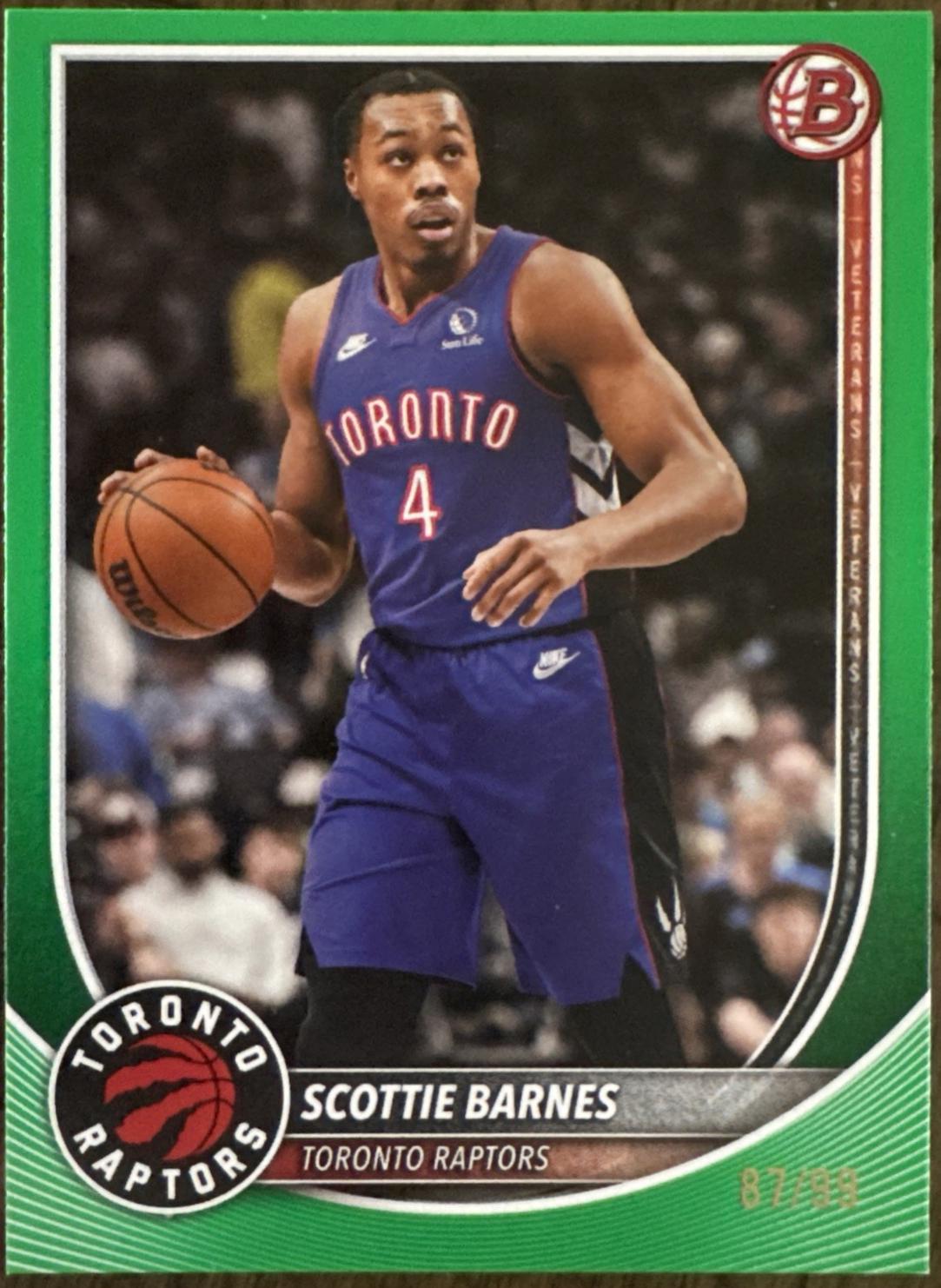 Scottie Barnes [Green Border] #68