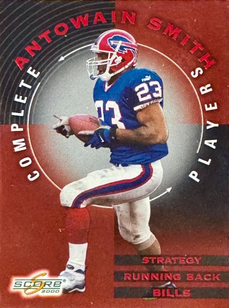Antowain Smith #33 Football Cards 2000 Panini Score Complete Players