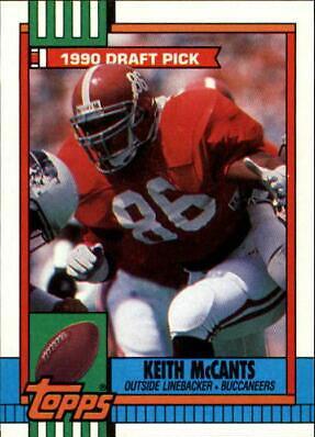 Keith McCants #399 Football Cards 1990 Topps