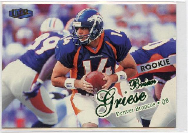 Brian Griese #400 Football Cards 1998 Ultra