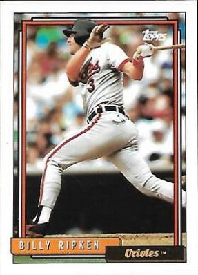Billy Ripken #752 Baseball Cards 1992 Topps